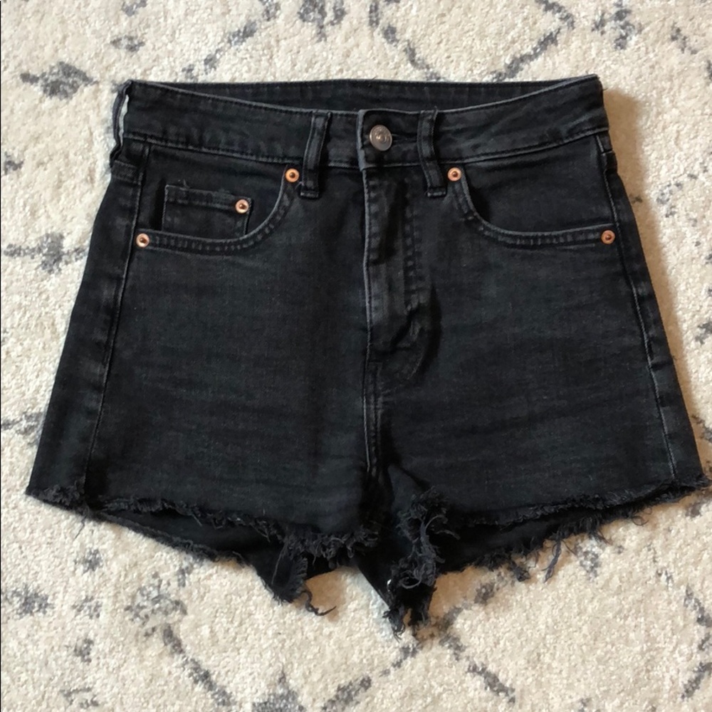 Dark Denim Shorts